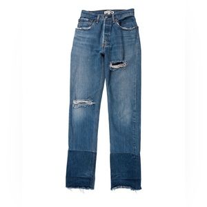RE/DONE Levi’s High Rise Straight Leg Jeans